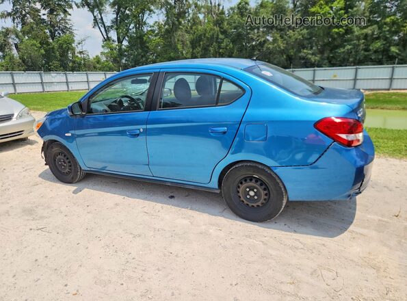 ML32F3FJ4LHF10579 2020 MITSUBISHI MIRAGE Blue Rear left