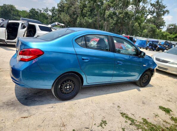 ML32F3FJ4LHF10579 2020 MITSUBISHI MIRAGE Blue Rear right