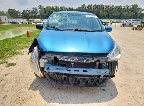 ML32F3FJ4LHF10579 2020 MITSUBISHI MIRAGE Blue Front view