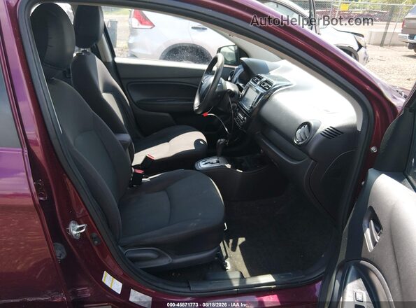 ML32F3FJ4LHF13062 2020 MITSUBISHI MIRAGE G4 Maroon Вид салону спереду