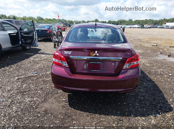 ML32F3FJ4LHF13062 2020 MITSUBISHI MIRAGE G4 Maroon 