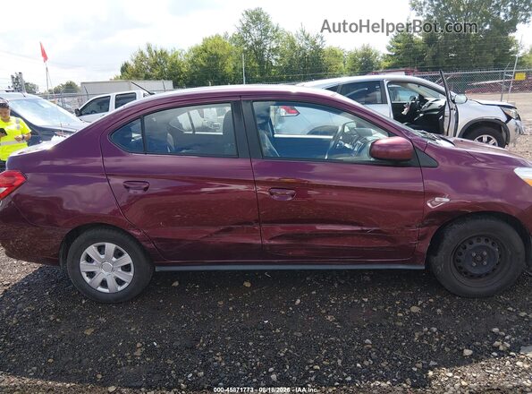ML32F3FJ4LHF13062 2020 MITSUBISHI MIRAGE G4 Maroon Вид задньої частини салону