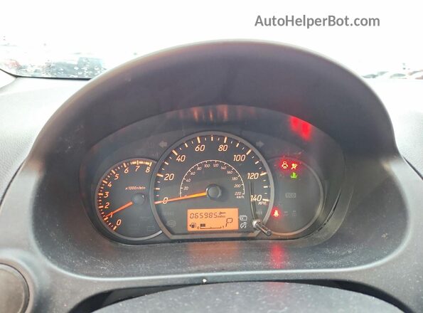 ML32F3FJ5HHF14163 2017 MITSUBISHI MIRAGE Silver ხელსაწყოთა პანელის ხედი