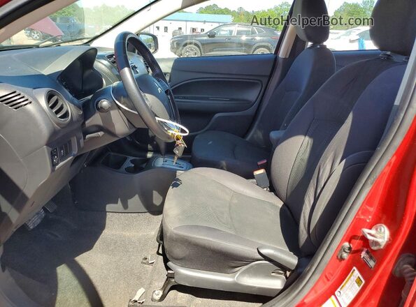 ML32F3FJ5HHF16124 2017 MITSUBISHI MIRAGE Red Vista interior delantera