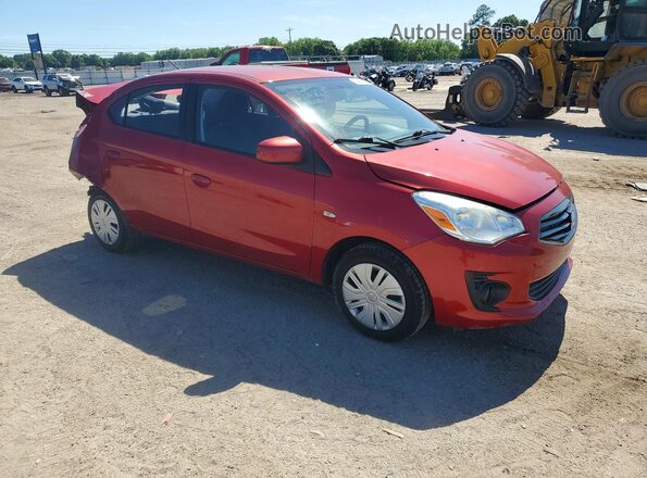 ML32F3FJ5HHF16124 2017 MITSUBISHI MIRAGE Red Delantero derecho