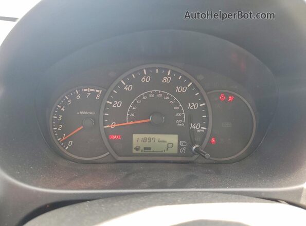 ML32F3FJ5HHF19069 2017 MITSUBISHI MIRAGE Purple Instrument cluster view