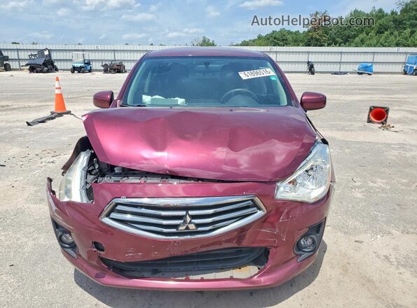 ML32F3FJ5HHF19069 2017 MITSUBISHI MIRAGE Purple Front view