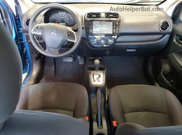 ML32F3FJ5KHF12601 2019 MITSUBISHI MIRAGE Teal წინა პანელის ხედი