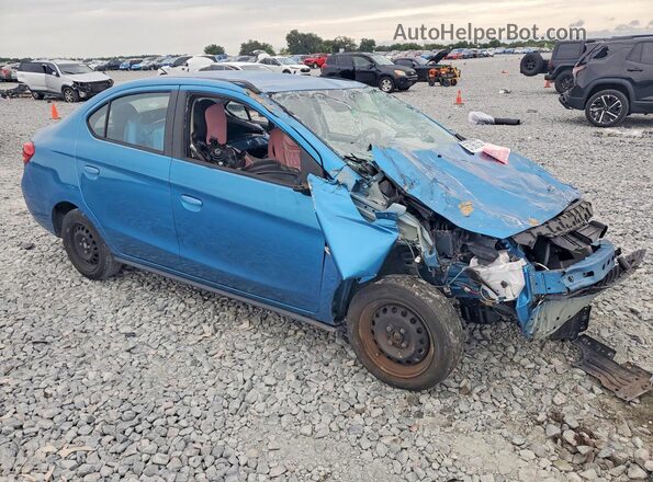 ML32F3FJ5LHF07870 2020 MITSUBISHI MIRAGE Синий Передняя правая четверть