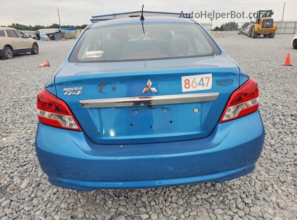 ML32F3FJ5LHF07870 2020 MITSUBISHI MIRAGE Синий Вид сзади