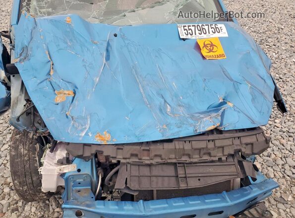 ML32F3FJ5LHF07870 2020 MITSUBISHI MIRAGE Синий Вид задней части салона