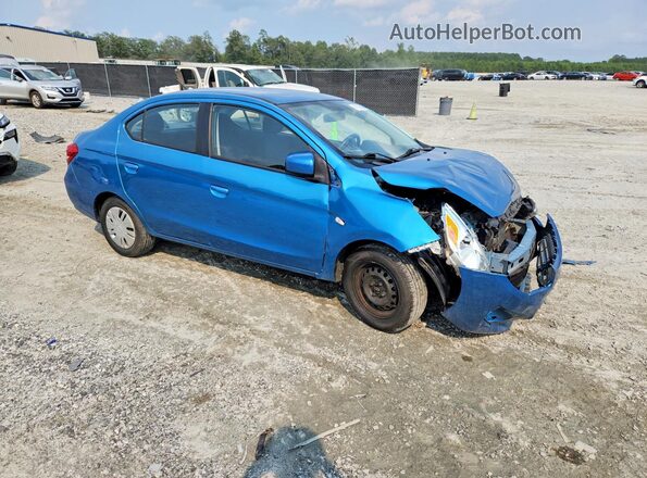 ML32F3FJ6JHF07292 2018 MITSUBISHI MIRAGE Blue წინა მარჯვენა