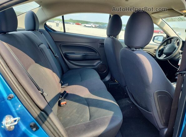 ML32F3FJ6JHF07292 2018 MITSUBISHI MIRAGE Blue უკანა სავარძლების ხედი