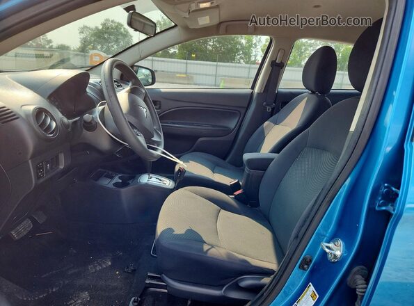 ML32F3FJ6JHF07292 2018 MITSUBISHI MIRAGE Blue წინა სალონის ხედი