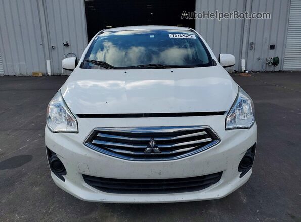 ML32F3FJ6JHF15876 2018 MITSUBISHI MIRAGE White წინა ხედი