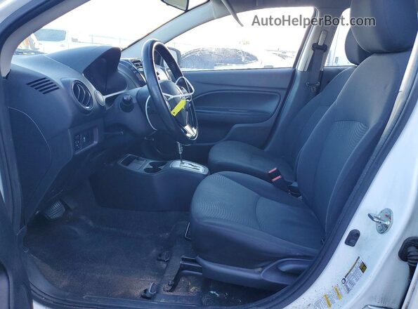 ML32F3FJ6JHF15876 2018 MITSUBISHI MIRAGE White წინა სალონის ხედი