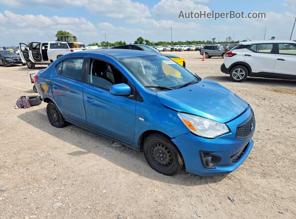 ML32F3FJ6LHF08848 2020 MITSUBISHI MIRAGE Blue Передня права чверть