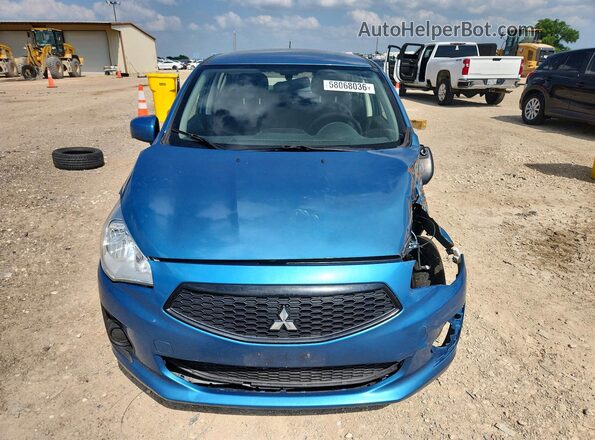 ML32F3FJ6LHF08848 2020 MITSUBISHI MIRAGE Blue Вид спереду