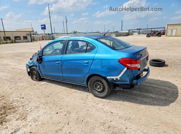 ML32F3FJ6LHF08848 2020 MITSUBISHI MIRAGE Blue Задня ліва чверть