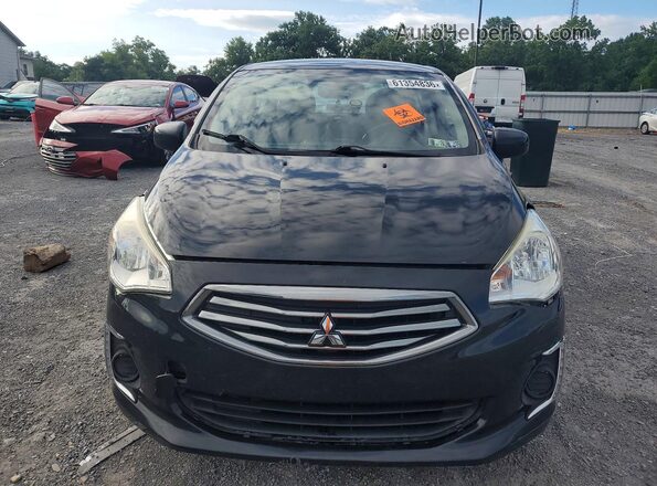 ML32F3FJ7HHF07814 2017 MITSUBISHI MIRAGE Black Դիմացի տեսք