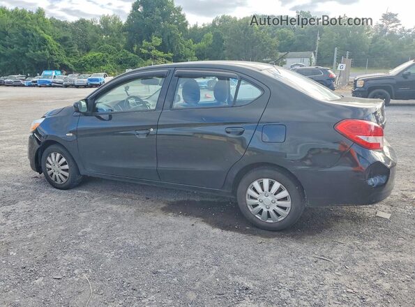 ML32F3FJ7HHF07814 2017 MITSUBISHI MIRAGE Black Հետևի ձախ