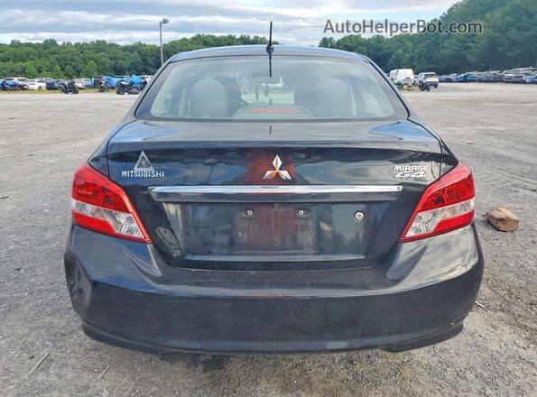ML32F3FJ7HHF07814 2017 MITSUBISHI MIRAGE Black Հետևի տեսք