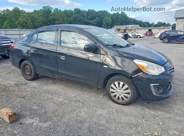 ML32F3FJ7HHF07814 2017 MITSUBISHI MIRAGE Black Առջևի աջ