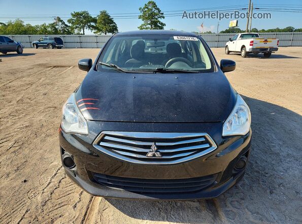 ML32F3FJ7JHF10136 2018 MITSUBISHI MIRAGE Black წინა ხედი