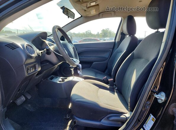 ML32F3FJ7JHF10136 2018 MITSUBISHI MIRAGE Black წინა სალონის ხედი