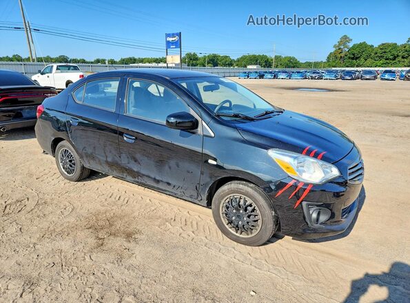 ML32F3FJ7JHF10136 2018 MITSUBISHI MIRAGE Black წინა მარჯვენა