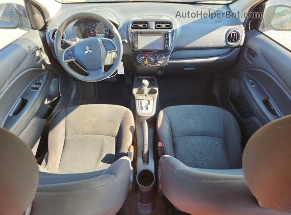ML32F3FJ7JHF10136 2018 MITSUBISHI MIRAGE Black წინა პანელის ხედი