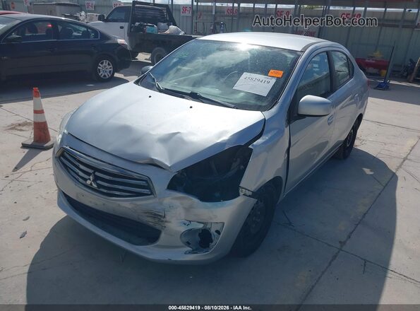 ML32F3FJ7KHF15256 2019 MITSUBISHI MIRAGE G4 Silver Front left