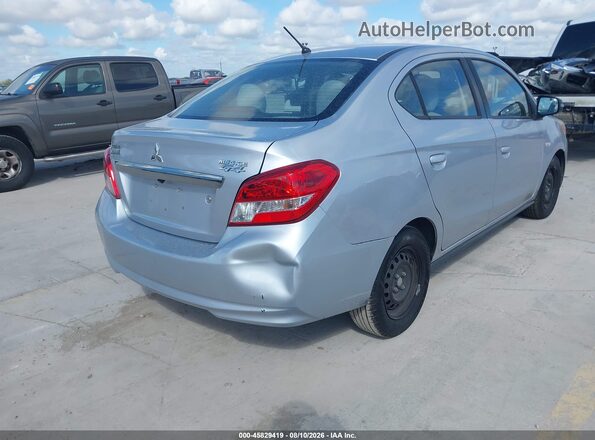 ML32F3FJ7KHF15256 2019 MITSUBISHI MIRAGE G4 Silver Rear right