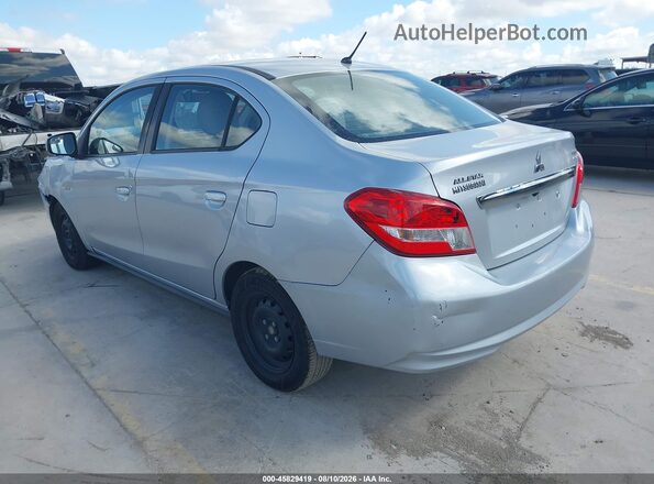 ML32F3FJ7KHF15256 2019 MITSUBISHI MIRAGE G4 Silver Rear left