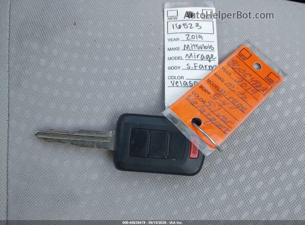 ML32F3FJ7KHF15256 2019 MITSUBISHI MIRAGE G4 Silver Dashboard view