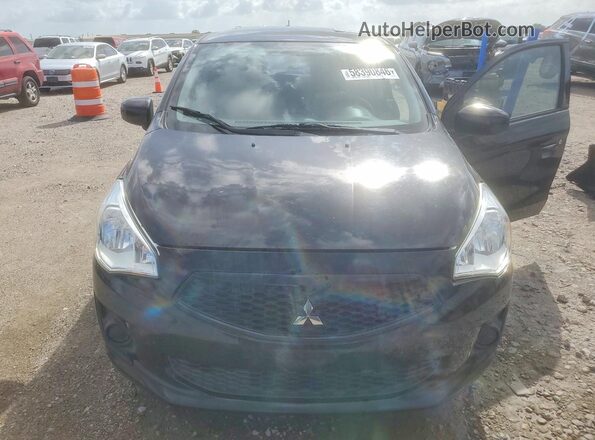 ML32F3FJ7LHF08986 2020 MITSUBISHI MIRAGE Black Front view