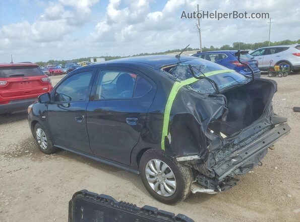 ML32F3FJ7LHF08986 2020 MITSUBISHI MIRAGE Black Rear left