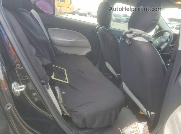 ML32F3FJ7LHF08986 2020 MITSUBISHI MIRAGE Black Rear seats view