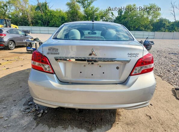 ML32F3FJ8HHF17073 2017 MITSUBISHI MIRAGE Silver უკანა ხედი