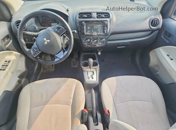 ML32F3FJ8HHF17073 2017 MITSUBISHI MIRAGE Silver წინა პანელის ხედი