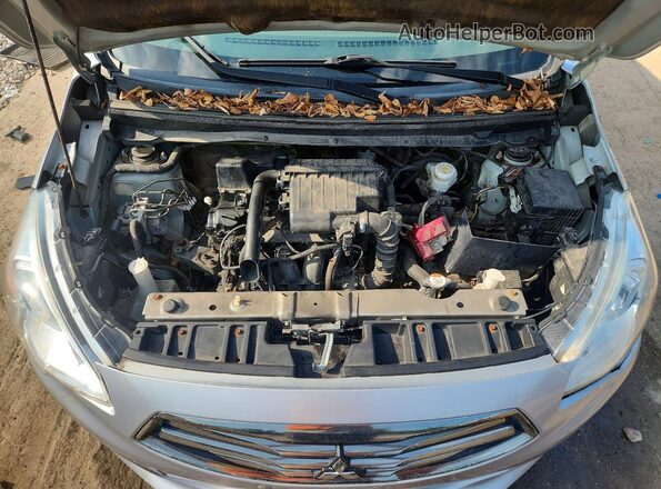 ML32F3FJ8HHF17073 2017 MITSUBISHI MIRAGE Silver უკანა სალონის ხედი