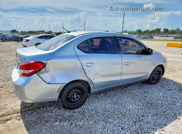 ML32F3FJ8KHF05559 2019 MITSUBISHI MIRAGE Silver Trasero derecho