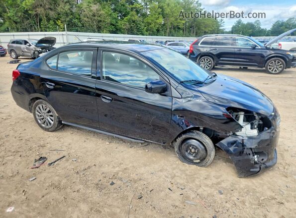 ML32F3FJ8KHF07361 2019 MITSUBISHI MIRAGE Black Передня права чверть
