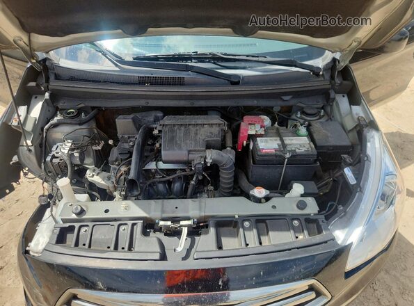 ML32F3FJ8KHF07361 2019 MITSUBISHI MIRAGE Black Вид задньої частини салону