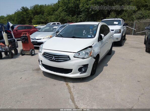 ML32F3FJ8KHF15069 2019 MITSUBISHI MIRAGE G4 White წინა ხედი