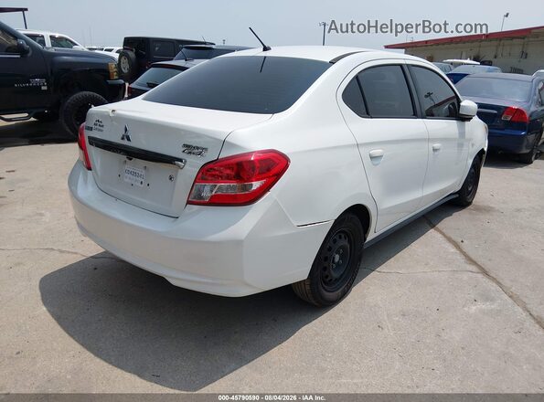 ML32F3FJ8KHF15069 2019 MITSUBISHI MIRAGE G4 White უკანა მარჯვენა