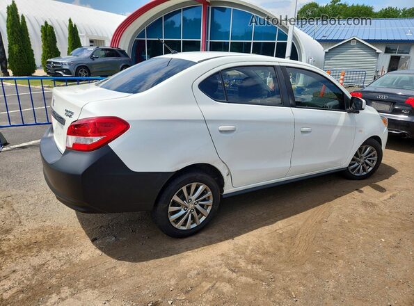 ML32F3FJ8KHF15587 2019 MITSUBISHI MIRAGE White Trasero derecho