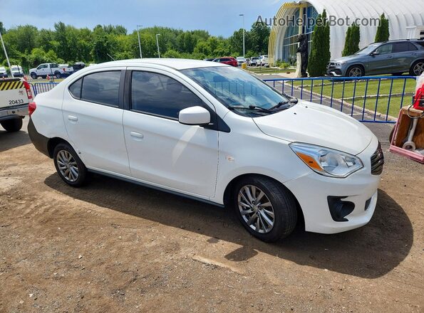 ML32F3FJ8KHF15587 2019 MITSUBISHI MIRAGE White Delantero derecho