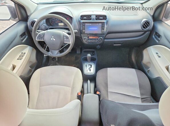 ML32F3FJ8LHF00900 2020 MITSUBISHI MIRAGE White Dashboard view