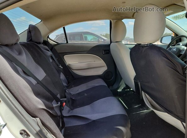 ML32F3FJ8LHF00900 2020 MITSUBISHI MIRAGE White Rear seats view